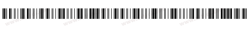 Libre Barcode EAN13字体转换